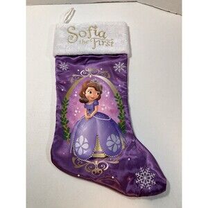 2013 Disney Princess Sofia the First Purple 18" Christmas Stocking Holiday Decor
